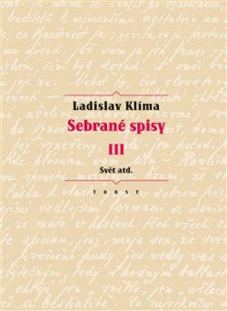 Book Sebrané spisy III Ladislav Klíma