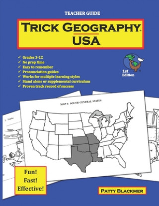 Knjiga Trick Geography: USA--Teacher Guide: Making things what they're not so you remember what they are! Patty Blackmer