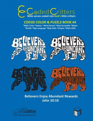 Buch Coded Critters Activity Book #4: Bible verses coded into God's little critters MR Michael Massanelli