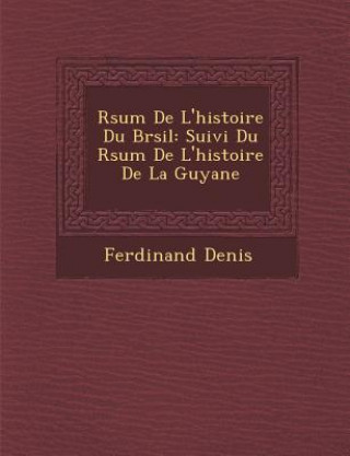 Kniha R Sum de L'Histoire Du Br Sil: Suivi Du R Sum de L'Histoire de La Guyane Ferdinand Denis