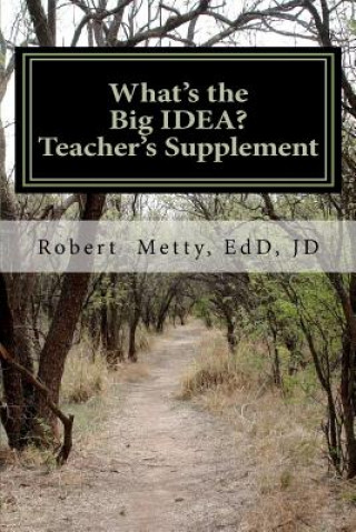 Kniha What's the Big IDEA? Teacher's Supplement Robert J Metty