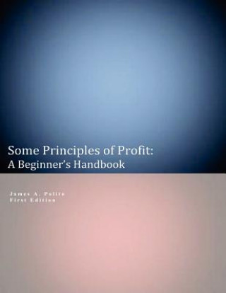 Könyv Some Principles of Profit: A Beginner's Handbook: First Edition James A Polito Ph D