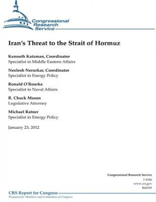 Książka Iran's Threat to the Strait of Hormuz Kenneth Katzman