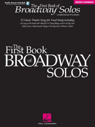 Book First Book of Broadway Solos: Mezzo-Soprano/Alto Edition [With CD with Piano Accompaniments by Laura Ward] Joan Frey Boytim