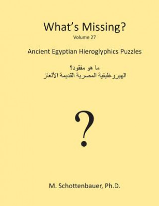 Book What's Missing?: Ancient Egyptian Hieroglyphics Puzzles M Schottenbauer
