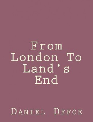 Carte From London To Land's End Daniel Defoe