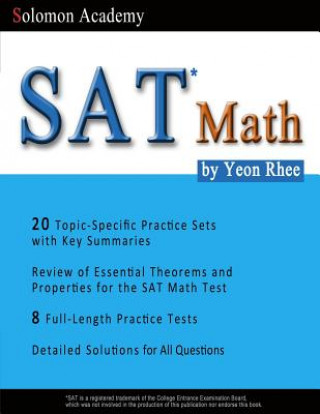 Kniha SAT Math: Solomon Academy's SAT Math Book Yeon Rhee
