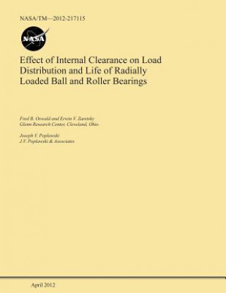 Book Effect of internal Clearance on Load Distribution and Life of Radially Loaded Ball and Roller Bearings National Aeronautics and Space Administr