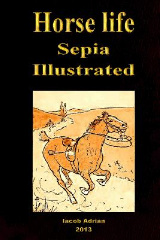 Buch Horse life Sepia Illustrated Iacob Adrian