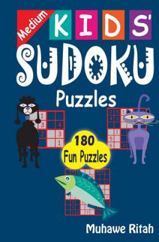 Книга Medium Kids' Sudoku Puzzles R Muhawe