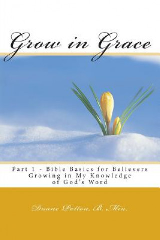Carte Grow in Grace Bible Basics for Believers: Growing in My Knowledge of God's Word Duane Patton B Min