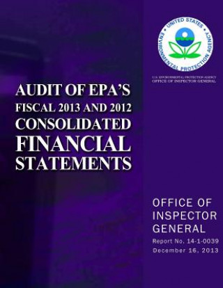 Książka Audit of EPA's Fiscal 2013 and 2012 Consolidated Financial Statements U S Environmental Protection Agency