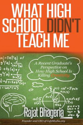 Kniha What High School Didn't Teach Me: A Recent Graduate's Perspective on How High School is Killing Creativity Rajat Bhageria