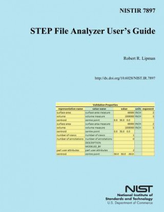 Kniha Nistir 7897: STEP File Analyzer User's Guide U S Department of Commerce