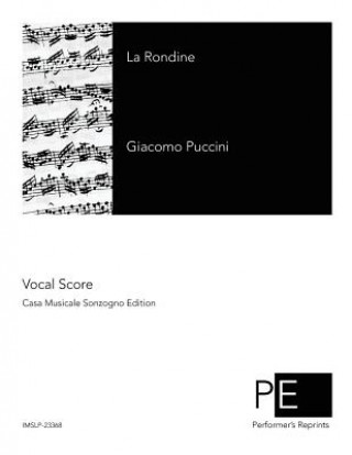 Kniha La Rondine Giacomo Puccini