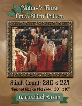 Knjiga Nature's Finest Cross Stitch Pattern Nature Cross Stitch