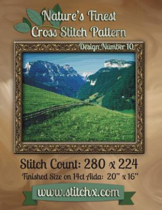 Książka Nature's Finest Cross Stitch Pattern: Design Number 10 Nature Cross Stitch