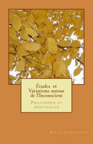 Book Etudes et variations autour de l'inconscient: Philosophie et spiritualité Serge Carfantan