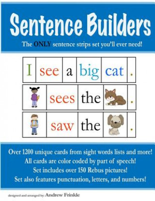 Book Sentence Builders: The ONLY Sentence Strips Set You'll Ever Need! Andrew Frinkle