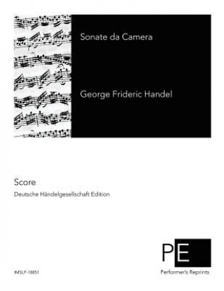 Kniha Sonate da Camera George Frideric Handel