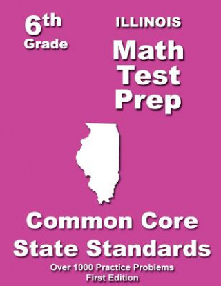 Książka Illinois 6th Grade Math Test Prep: Common Core Learning Standard Teachers' Treasures