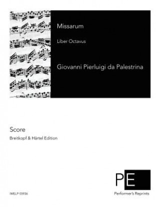 Książka Missarum: Liber Octavus Giovanni Pierluigi da Palestrina