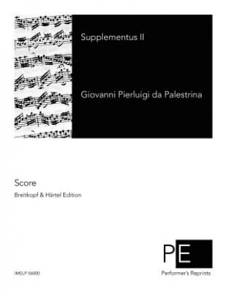 Książka Supplementus II Giovanni Pierluigi da Palestrina