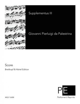 Libro Supplementus III Giovanni Pierluigi da Palestrina