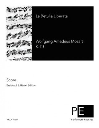 Kniha La Betulia Liberata Wolfgang Amadeus Mozart