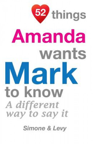 Könyv 52 Things Amanda Wants Mark To Know: A Different Way To Say It Levy