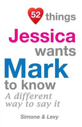 Carte 52 Things Jessica Wants Mark To Know: A Different Way To Say It Levy