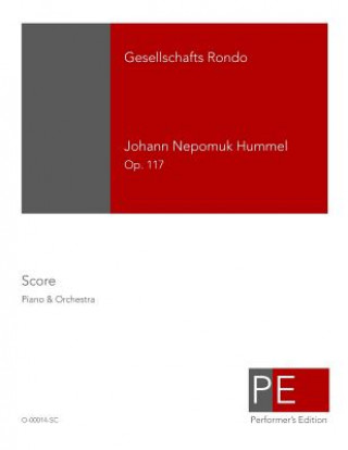 Kniha Gesellschafts Rondo Johann Nepomuk Hummel