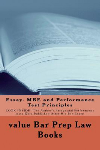Carte Essay. MBE and Performance Test Principles: LOOK INSIDE! The Author's Essays and Performance tests Were Published After His Bar Exam! Bam Yum Hagin Law Books