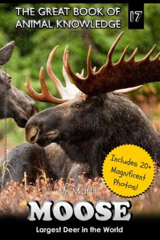 Kniha Moose: Largest Deer in the World (includes 20+ magnificent photos!) M Martin