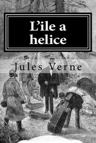 Carte L'ile a helice Jules Verne