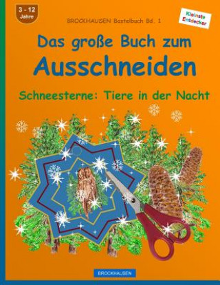 Kniha BROCKHAUSEN Bastelbuch Bd. 1 - Das grosse Buch zum Ausschneiden: Schneesterne: Tiere in der Nacht Dortje Golldack