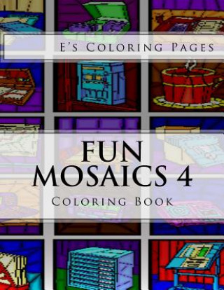 Книга Fun Mosaics 4: Coloring Book E's Coloring Pages