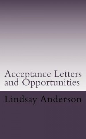 Kniha Acceptance Letters and Opportunities: A Lyndsey Kelley Novel Lindsay Anderson