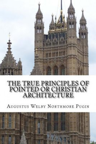 Könyv True Principles of Pointed or Christian Architecture Augustus Welby Northmore Pugin