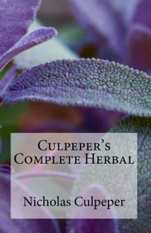 Kniha Culpeper's Complete Herbal Nicholas Culpeper
