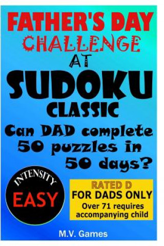 Kniha Father's Day Sudoku Challenge - Easy Level: 50 in 50 days Mauricio Vergara