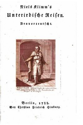 Carte Niels Klimm's unterirdische Reisen, neuverteuscht Ludvig Holberg