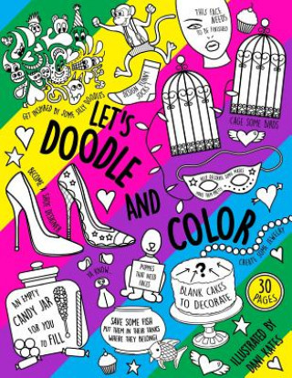 Книга Let's Doodle & Color: A doodling, coloring and activity book Dani Kates