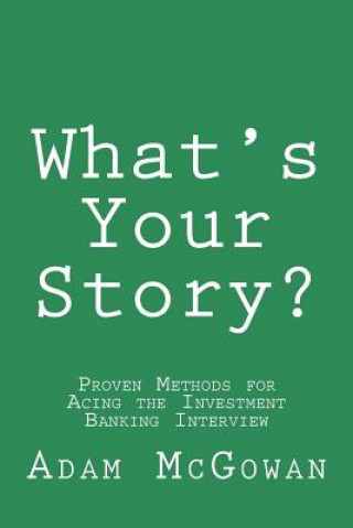 Carte What's Your Story? Adam McGowan