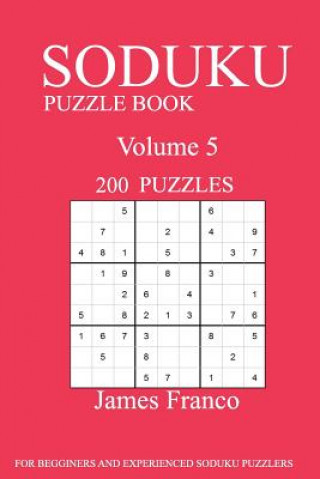 Libro Sudoku Puzzle Book: 200 Puzzles-volume 5 James Franco