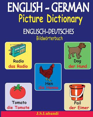 Könyv English-German Picture Dictionary (Englisch-Deutsches Bildwörterbuch) J S Lubandi
