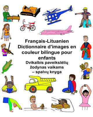 Carte Français-Lituanien Dictionnaire d'images en couleur bilingue pour enfants Richard Carlson Jr