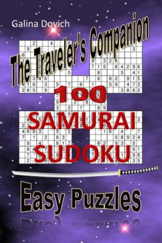 Libro The Traveler's Companion: 100 SAMURAI SUDOKU Easy Puzzles Galina Dovich