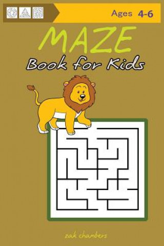 Kniha Maze Book for Kids Ages 4-6 Zak Chambers