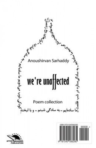 Könyv We're Unaffected: Poem Collection Anoushiran Sarhaddi